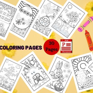Easter coloring pages printable | Easter Coloring Pages printable for Kids |Pre-school Activity| PRINTABLE COLORING PAGES