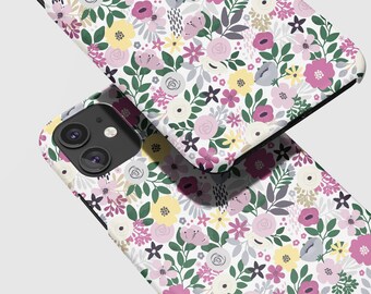 Floral Phone Case, iPhone 16 Plus 15 14 13 Pro Max Case, Galaxy Cases Samsung S24 S23 S22, Google Pixel 8 Pro, Pixel 7