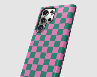 Funda para teléfono a cuadros, iPhone 11, iPhone 12, iPhone13 Pro Max, iPhone 14+, iPhone Xs, Galaxy S23 Plus S23 Ultra S22 Ultra, Pixel 7 6 Pro
