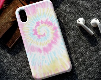 Tie Dye Phone Case, iPhone 13 12 11 Pro Max Mini Cases, Pastel Tie Dye iPhone Case, Samsung Galaxy  S23 S22 S21ultra Plus Cases