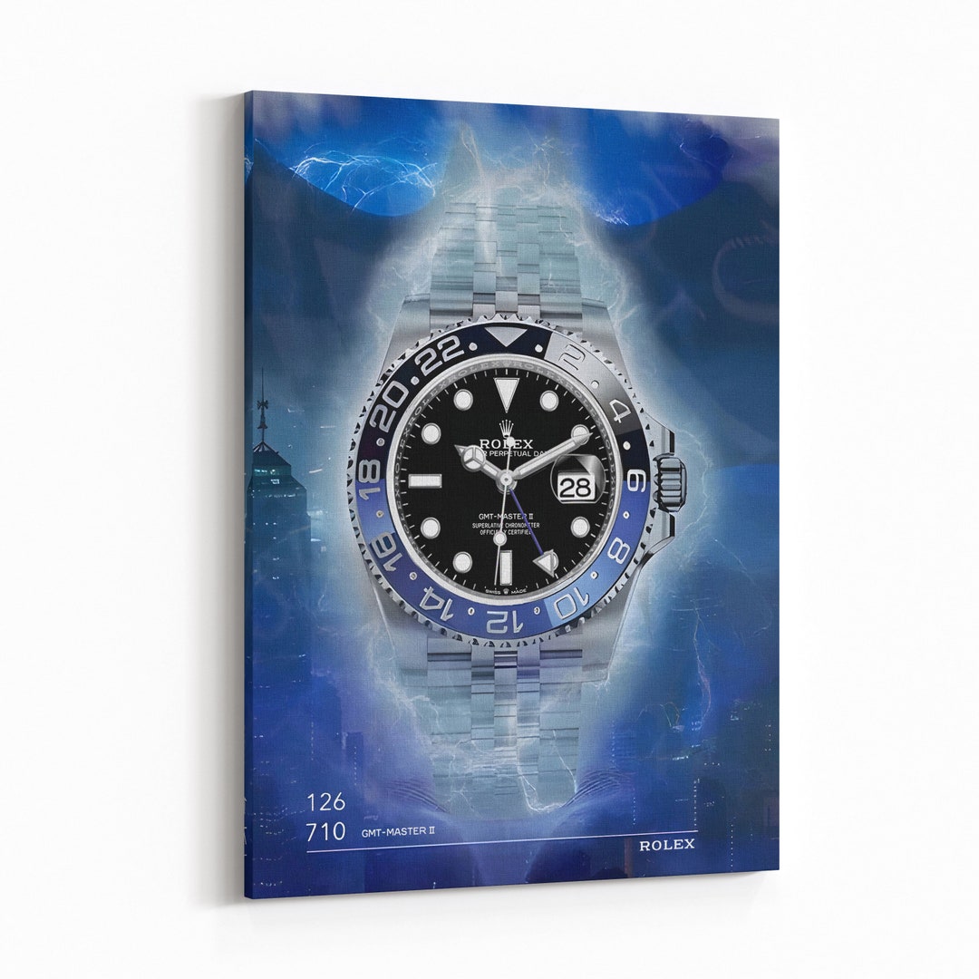 Rolex Submariner Watch Wall Art Print Etsy