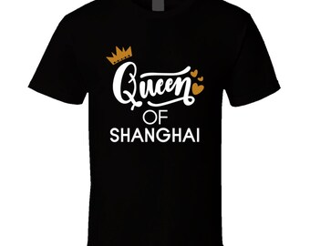 Queen Of Shanghai Card Game Gift T Shirt