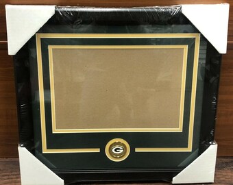 thumbnail image 2 of Denver Broncos Medallion Frame Kit – 8x10 Photo, Double Mat, Vertical, Signed Original 2 of 6