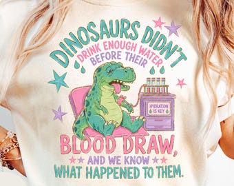 Phlebotomy Funny Dinosaur Comfort Color Shirt Gift, Graduation Phlebotomy Technician, Birthday Christmas, Future phlebotomist Week