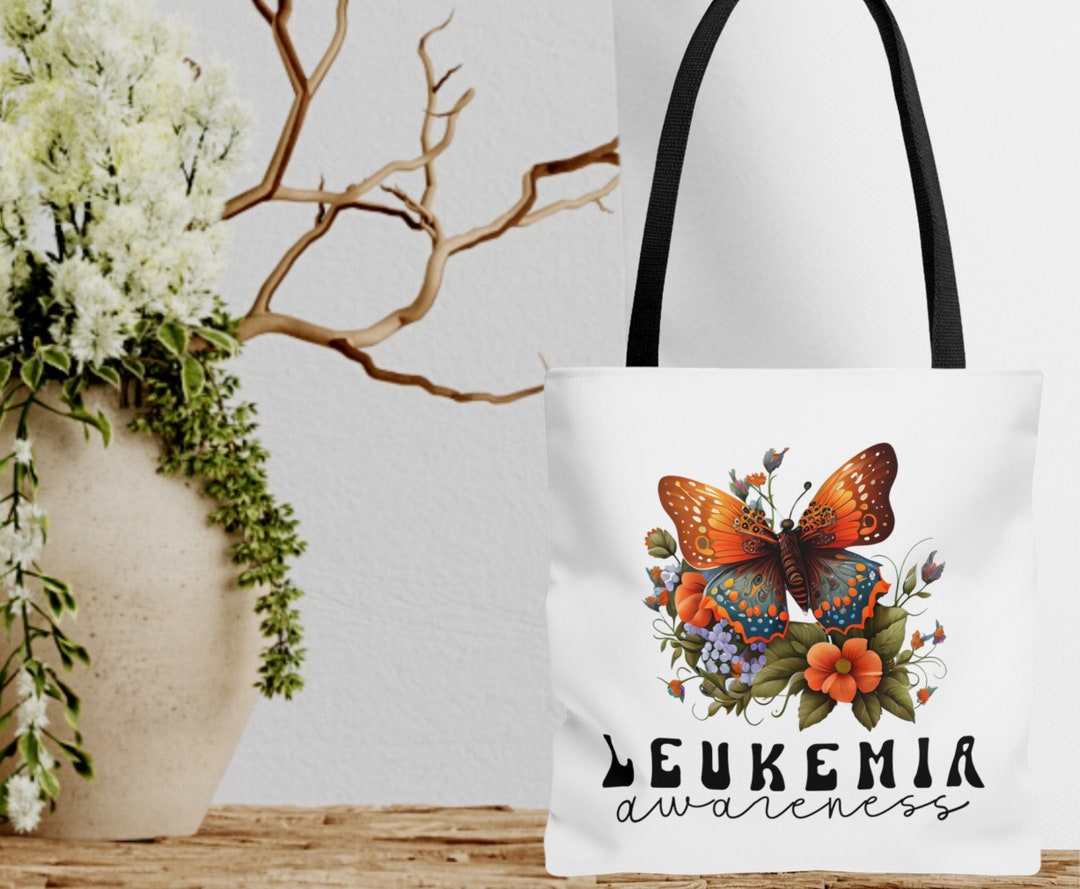 Leukemia Awareness Tote Bag for Leukemia Survivor Gift for Etsy
