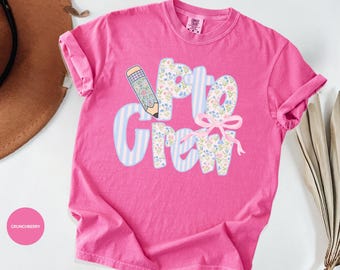 PTO Volunteer Comfort Color Shirt for Parent Teacher Organization, Gift for PTO President Colleague Friend, PTO Crew Team Matching Shirts