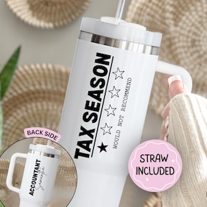 Personalized Accountant 40oz Tumbler Gift, Accountant Christmas Appreciation Gift, Birthday Accountant CPA Auditor Gift, Bookkeeper