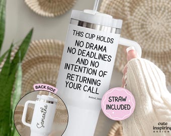 Retirement 40oz Tumbler, Personalized Happy Retirement Travel Cup, Custom Retirement Gift for Women Coworker Colleague