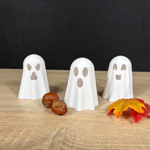 Halloween Deko Geister beleuchtet | Herbst Deko | Grusel Gespenst | Leuchtdeko | autumnal home decor