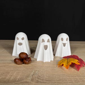 Halloween Deko Geister beleuchtet | Herbst Deko | Grusel Gespenst | Leuchtdeko | autumnal home decor