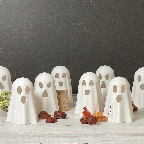 Halloween decoration ghosts illuminated | Fall decoration | horror ghost | Light decoration | autumnal home decor