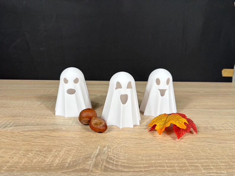 Halloween Deko Geister beleuchtet | Herbst Deko | Grusel Gespenst | Leuchtdeko | autumnal home decor