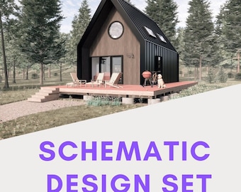 Loft Schlafzimmer Moderne Große Hütte | Holzrahmen modernes Kabinendesign | Barndominium Grundriss | moderne Kabinenarchitekturpläne | Studienset