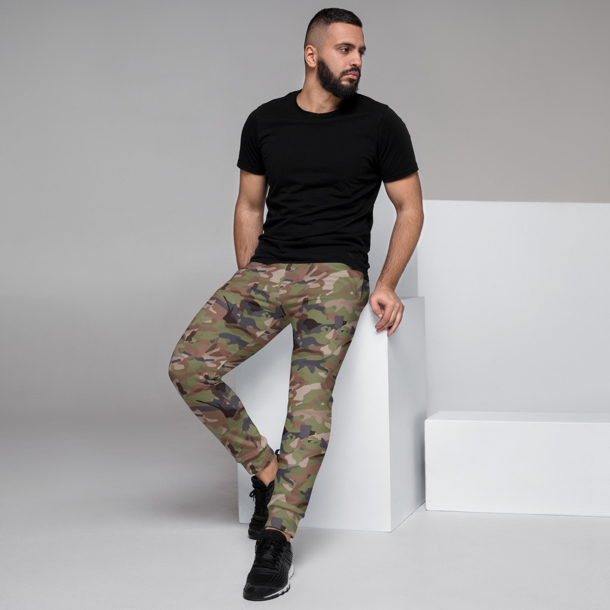 Boys Solid Army Print Track Pant  Pintoo Garments