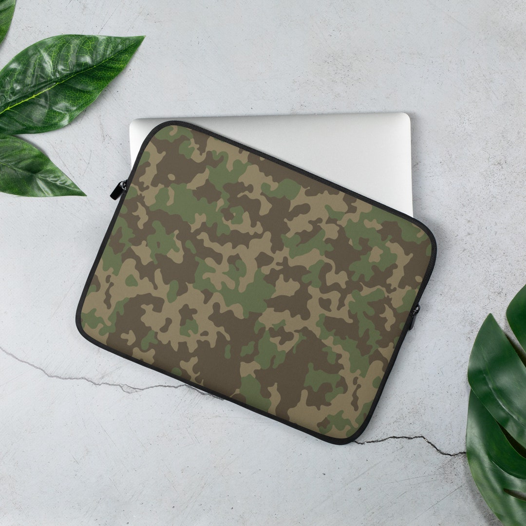Military Urban Forest Camouflage Camo Laptop Sleeve Etsy