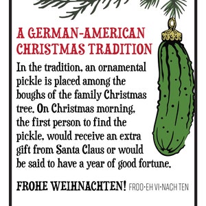 German Pickle Christmas Ornament SVG Laser Cut File (Digital File) image 3