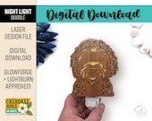 Doodle Night Light Laser Cut File: Goldendoodle Labradoodle SVG (Digital File Only)