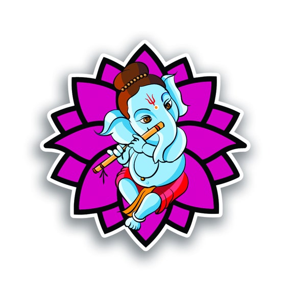 Ganesha / Sticker / Waterproof Vinyl Decal. Fun Stickers That Etsy