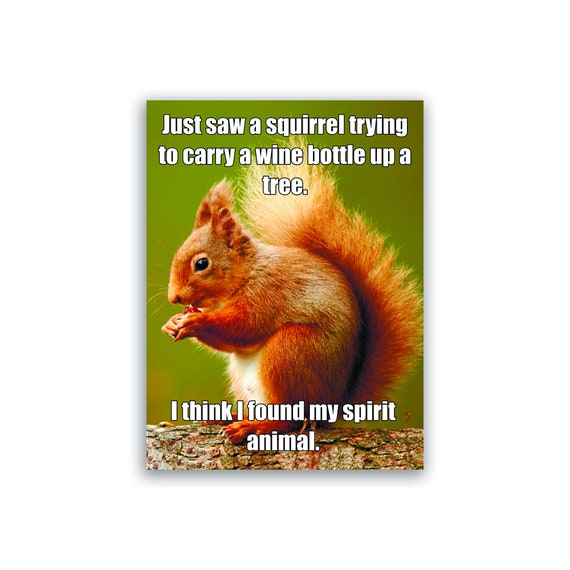 Squirrel Animal Spirit Wine / Sticker / Waterproof Vinyl - Etsy Squirrel Animal Spirit Wine / Sticker / Waterproof Vinyl - Etsy
