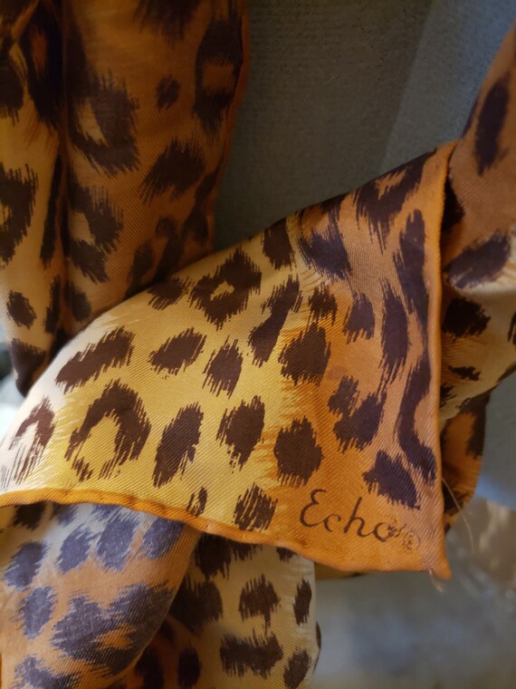 Echo New York Animal Print Scarf