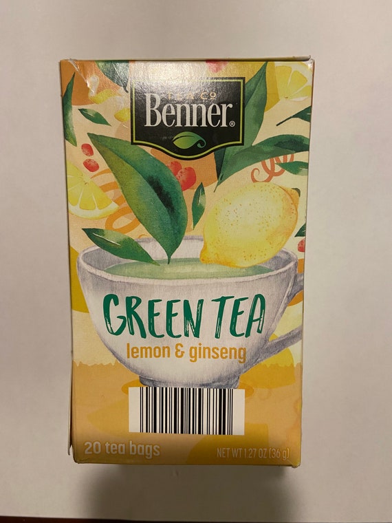 BENNER Green Tea Lemon & Ginseng Etsy