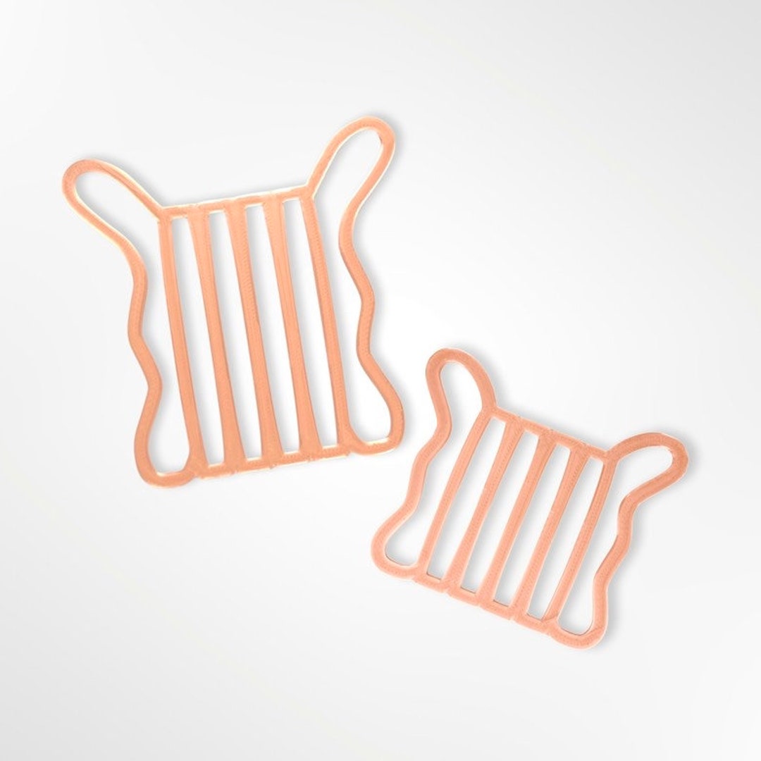 Set of 2 Bra Band Tightener Clip in Rose Gold Bra Saver Etsy