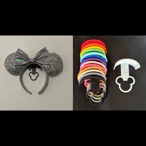 Set of Mickey Ear Hooks w/ Adhesive Command Strips Option
