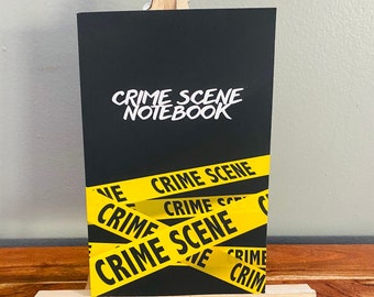 Crime Scene Notebook With Detailed Pages Case Notes CSI Forensics Gift