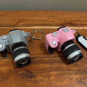 Camera Keychain Flash Sound Camera Wristlet Keychain Crime Scene Photography image 3