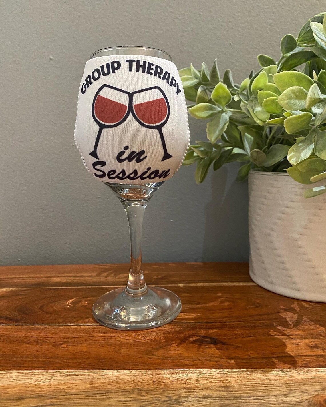 Funny Wine Koozies Wine Sleeve Wine Glass Cover Wine Etsy