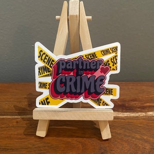 Partners in Crime Crime Scene Stickers Magnets Forensics Gift CSI ...