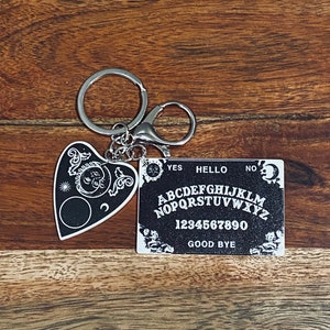 Quija Board Keychain Halloween Keychain Spooky Keychain Gift
