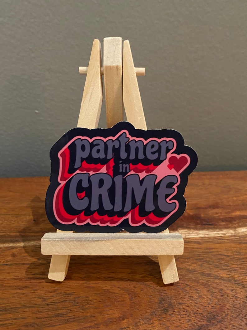 Partners in Crime Crime Scene Stickers Magnets Forensics Gift CSI ...
