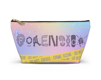 Crime Scene Forensics Pastel Accessory Pouch w T-bottom