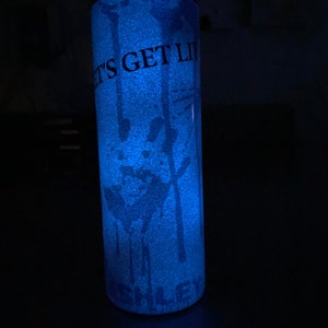 Tatort Luminol Glow In The Dark Edelstahl Tumbler Forensik CSI Geschenk