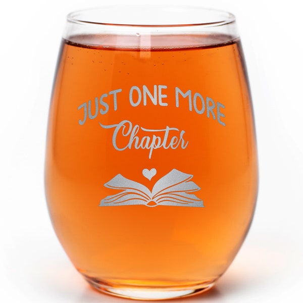 Book Wine Glass Etsy