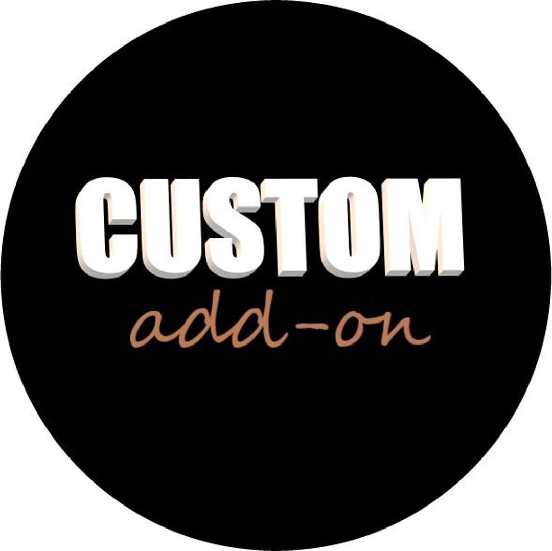 Customization Personalization Add-on - Etsy