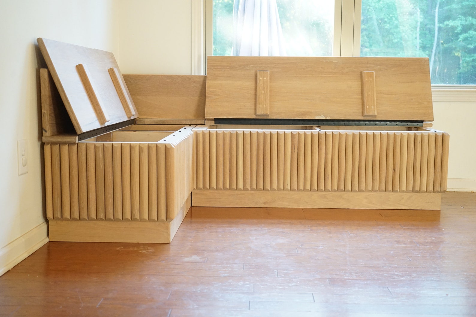 L Banquette - Storage - Backing - Sanderswoodworks3@gmail.com - Etsy