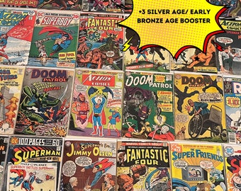 Mystery box, Silver age/bronze age 5 pack mystery box, comic books, silver age comics, bronze age comics, 1957-1979, FUNKO pop