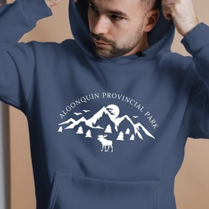 Discover Algonquin Provincial Park Shirt,Canada National Parks Hoodie, Mountain Hoodies, Retro Camping Clothes,Hiker Indie Sweaters, Gift