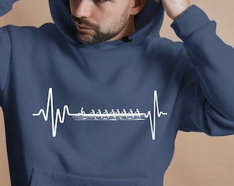 Heartbeat Rowing Hoodie, Crew Gift