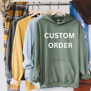 Custom Sweatshirt, Custom Hoodie, Family Crew Neck, Make Your Own Sweater, Custom T-Shirt, Crew Members, Holiday Gift, Camper Gift