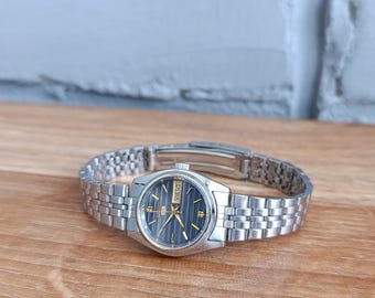 Vintage Nov 1983, Seiko 5 Automatic 2906-5720 A1 Day/date Gold