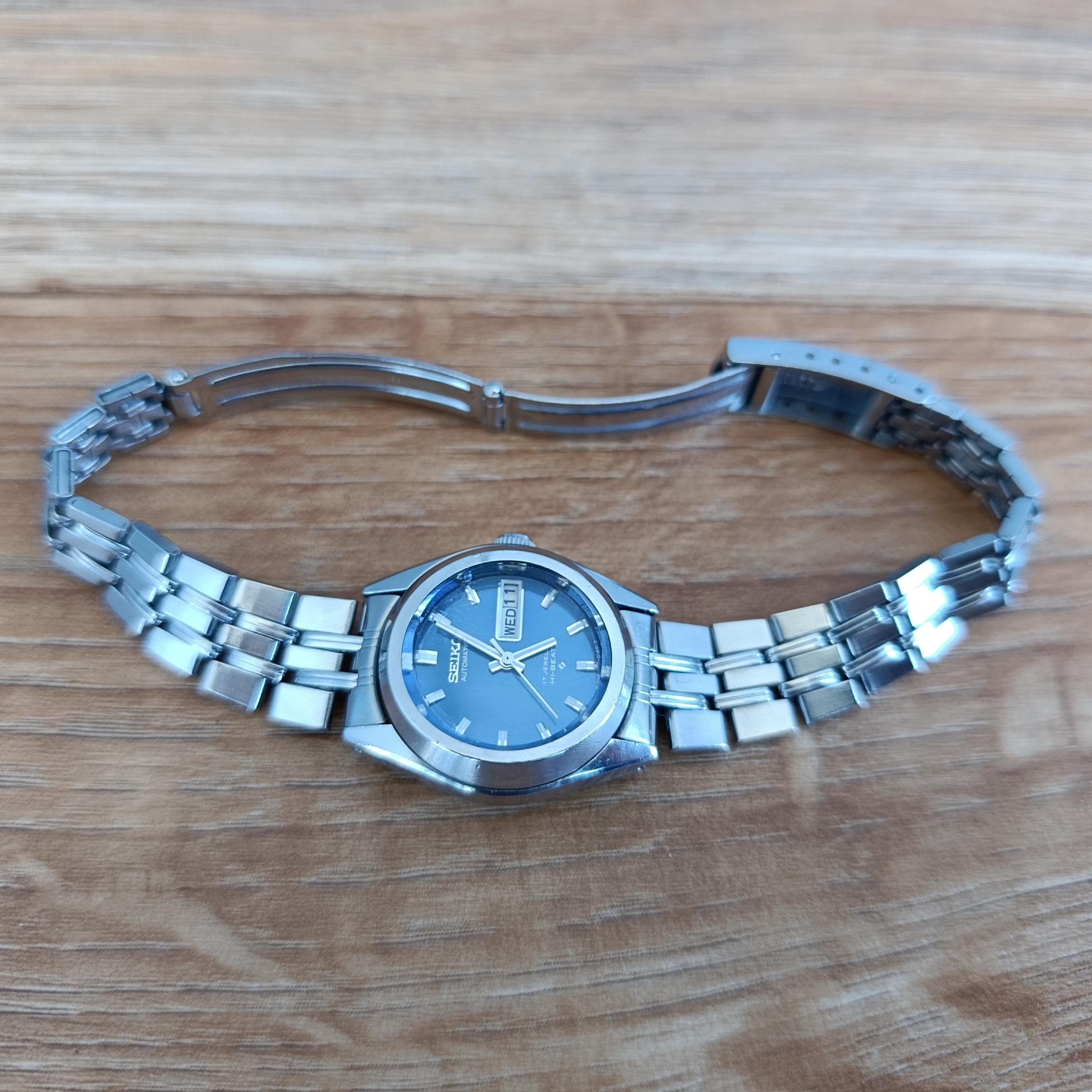 Seiko watch women blue dial - Etsy 日本