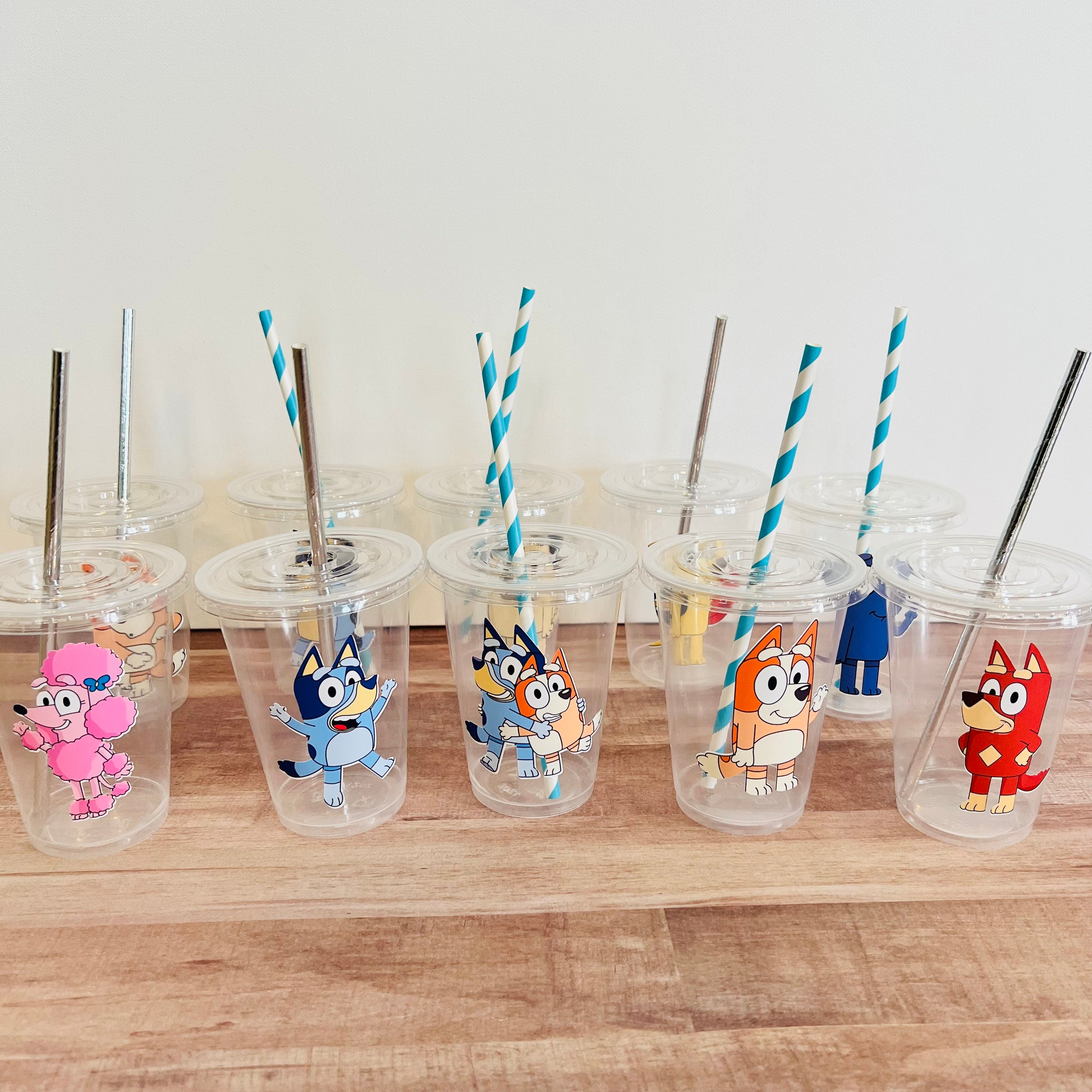 Bluey themed Party Cups Pack of 8s