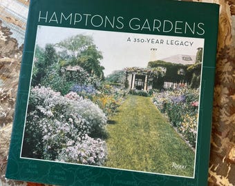 Vintage Hamptons Gardens Hardcover Book, 350-Year Legacy, Rizzoli