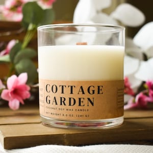 Cottage Garden | Candle | jasmine candle | greenery | luxury candles | Eco-friendly | rose scented