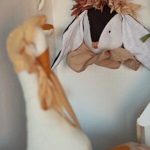 Linen Rabbit Head Rabbit Mount Bunny Faux Taxidermy Linen - Etsy