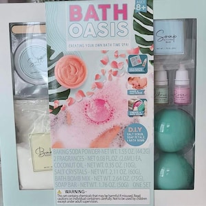 DIY bath spa craft kit beauty gift set