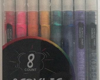 Acrylic paint marker set 8ct